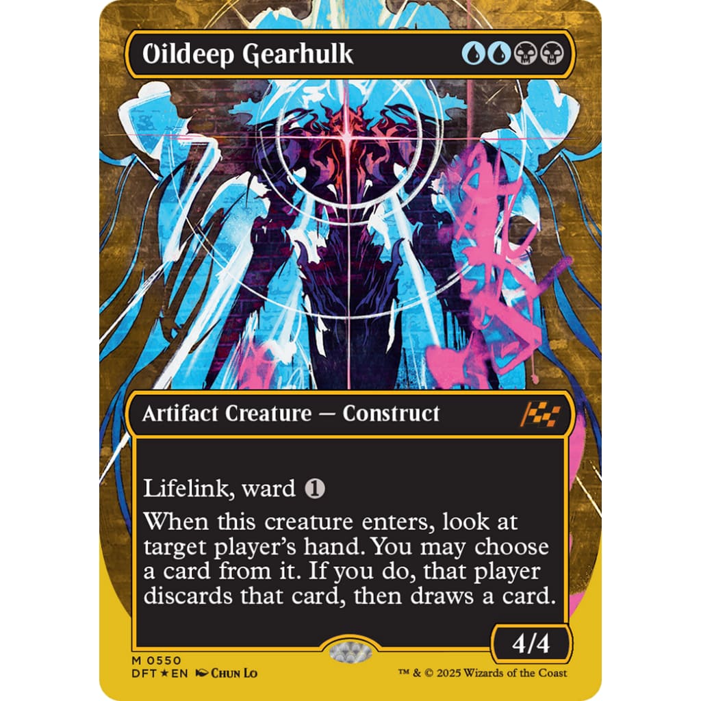 Oildeep Gearhulk (Borderless) (First-Place Foil) (DFT-550)