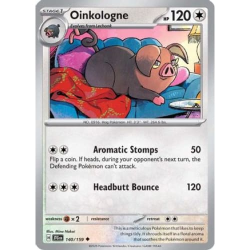 Oinkologne (140) Uncommon Reverse Holofoil - Single