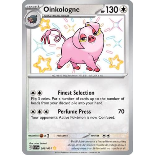 Oinkologne (208) Shiny Rare Holofoil - Single