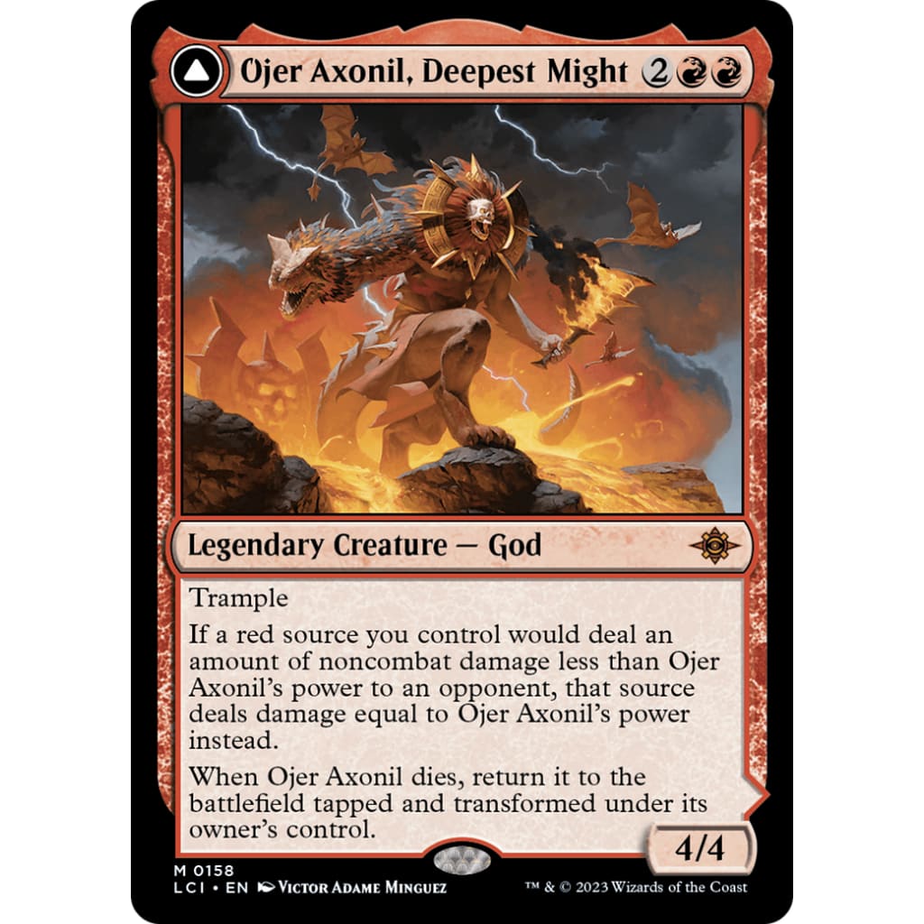 Ojer Axonil Deepest Might // Temple of Power (LCI-158) Foil