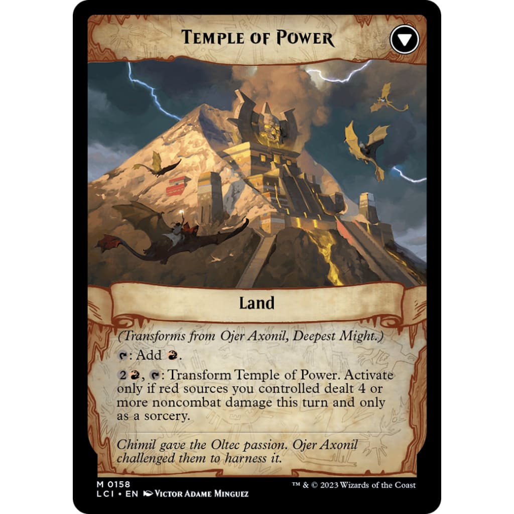 Ojer Axonil Deepest Might // Temple of Power (LCI-158) Foil