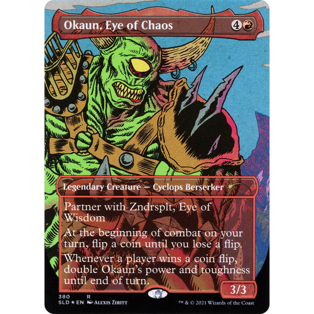 Okaun Eye of Chaos // (SLD-380) (Borderless) Foil - Single