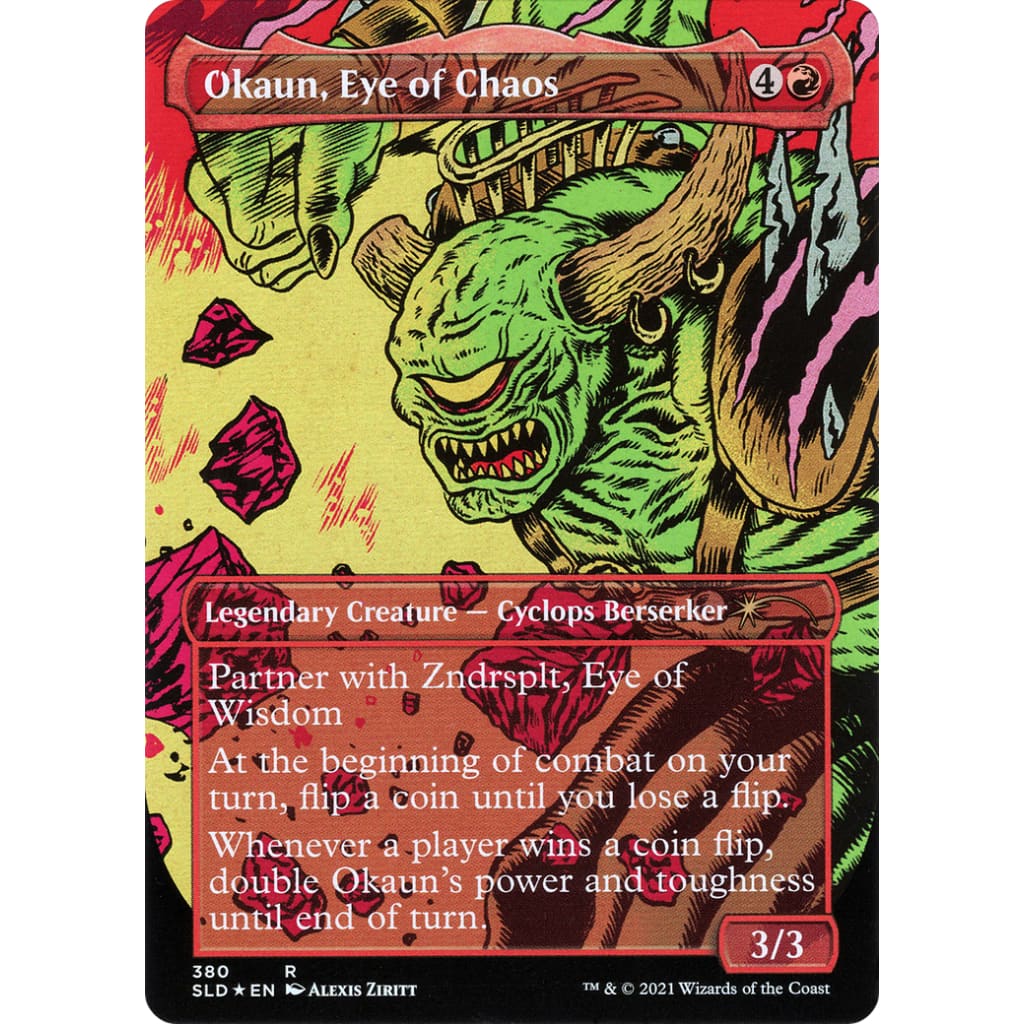 Okaun Eye of Chaos // (SLD-380) (Borderless) Foil - Single
