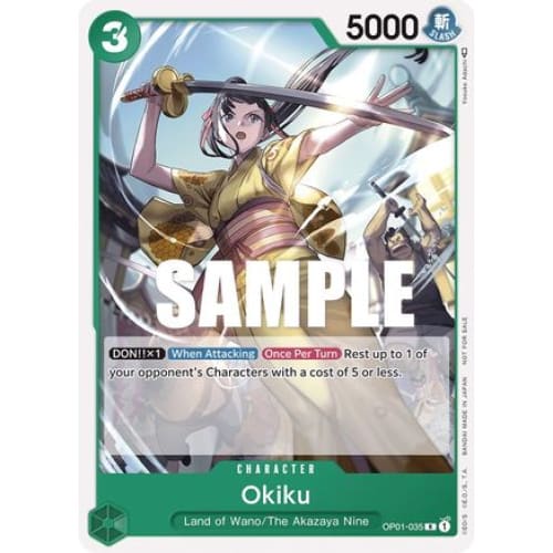 Okiku (Tournament Pack Vol. 4) OP01-035 R One Piece