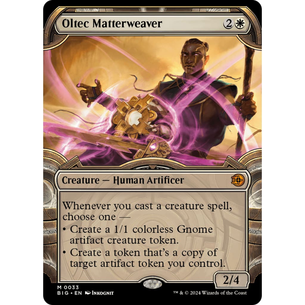 Oltec Matterweaver (BIG-033): (Showcase) (Borderless)