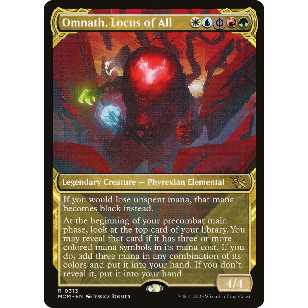Omnath Locus of All (MOM-313): (Showcase) Foil - Single