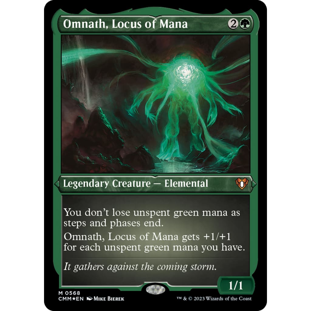 Omnath Locus of Mana (CMM-568) Etched Foil - Single