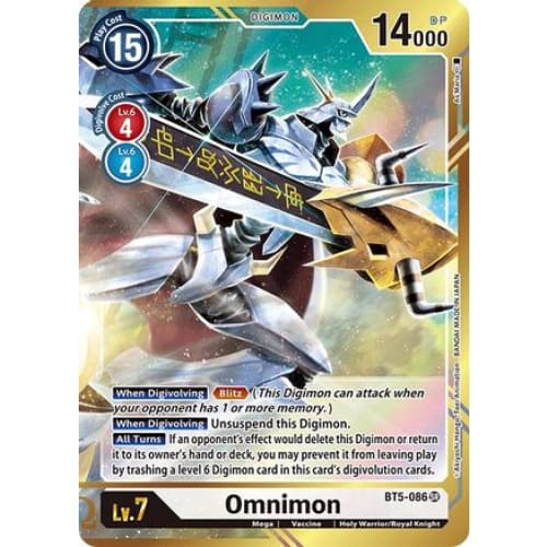 Omnimon (Alternate Art - As’Maria) (BT5-086 SR) Super Rare
