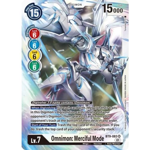 Omnimon: Merciful Mode - BT9-083 - Super Rare Foil - Single