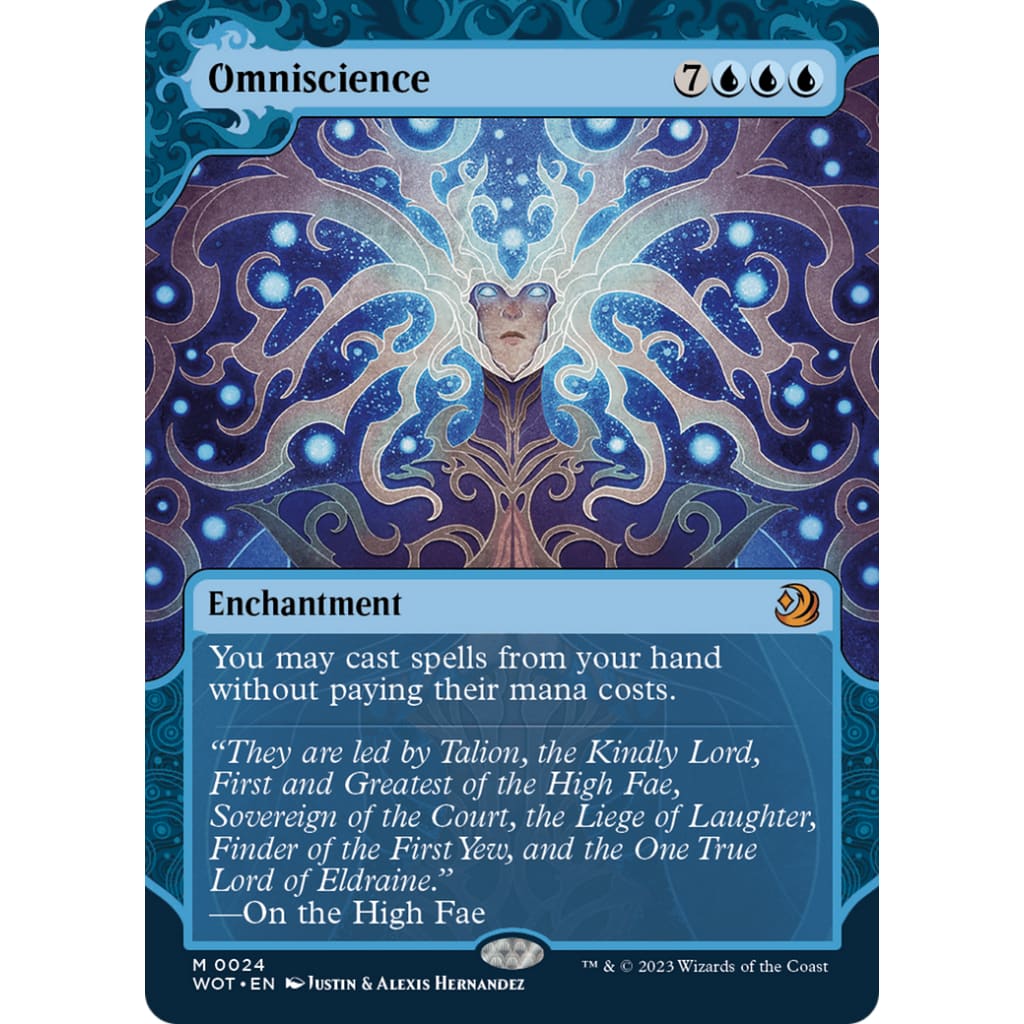 Omniscience (WOT-024): (Showcase) (Borderless) - Single