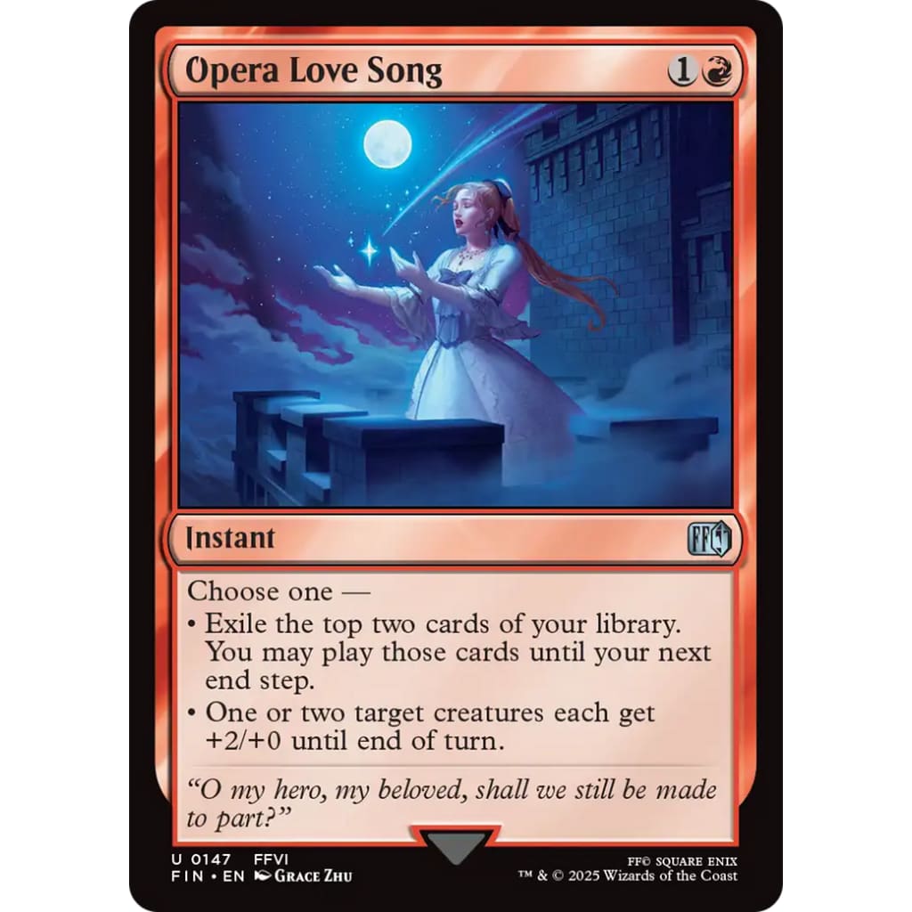 Opera Love Song (FIN-147) Foil - Single