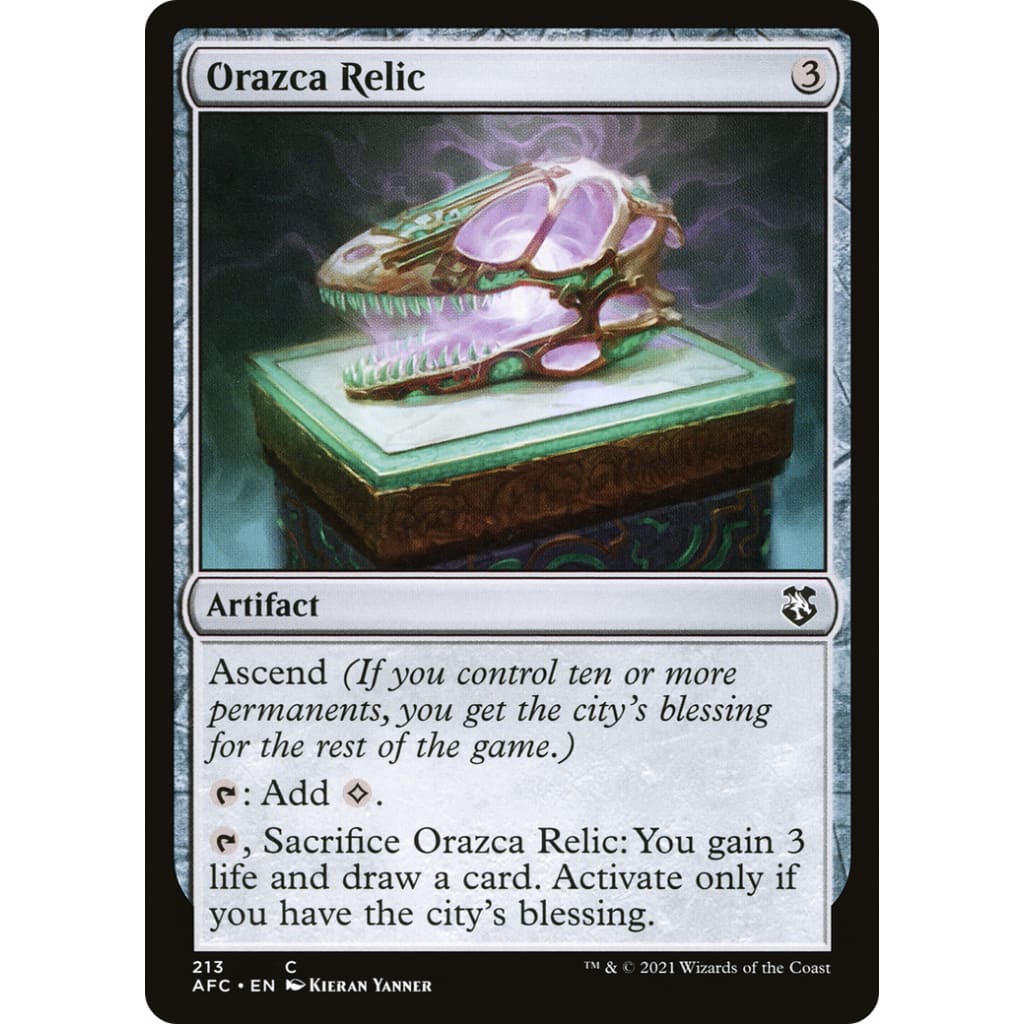 Orazca Relic (AFC-213) - Single