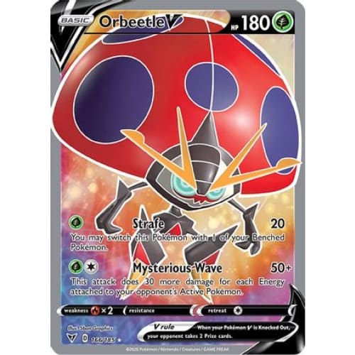 Orbeetle V (166/185) Ultra Rare Holofoil - Single