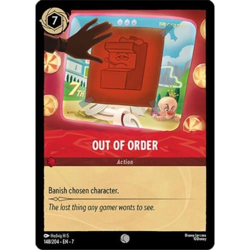 Out of Order (148/204) - Archazias Island Cold Foil - Single
