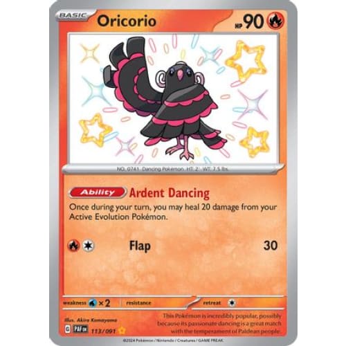 Oricorio (113) Shiny Rare Holofoil - Single