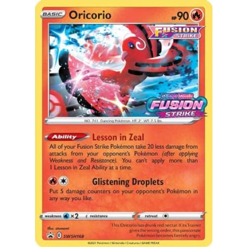 Oricorio (SWSH168) Promo Holofoil - Single