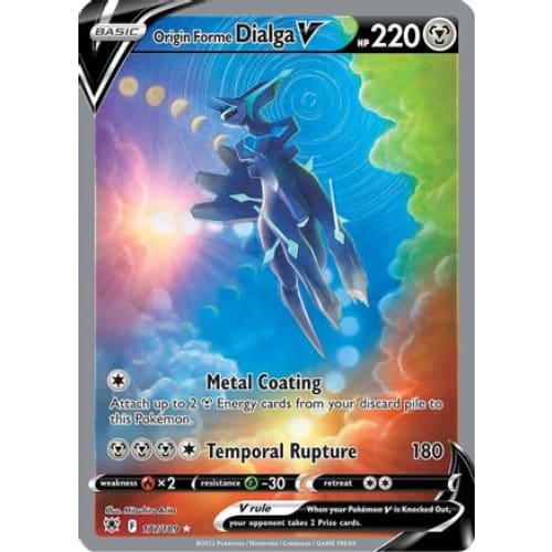 Origin Forme Dialga V (177/189) Ultra Rare Holofoil - Single