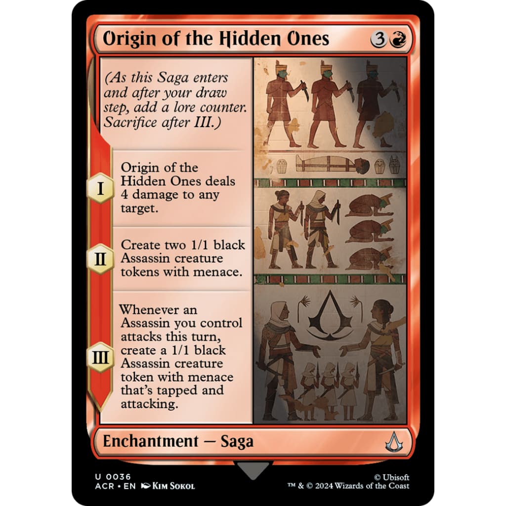 Origin of the Hidden Ones (ACR-036) Foil - Single