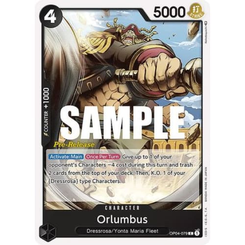 Orlumbus OP04-079 C Kingdoms of Intrigue Pre-Release Cards