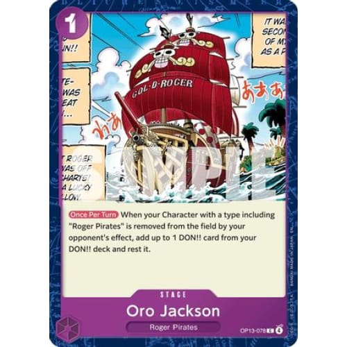 Oro Jackson OP13-078 C Carrying On His Will - Single