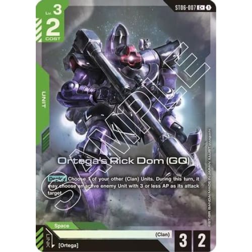 Ortega’s Rick Dom (GQ) (C+) (ST06-007) - Starter Deck 06