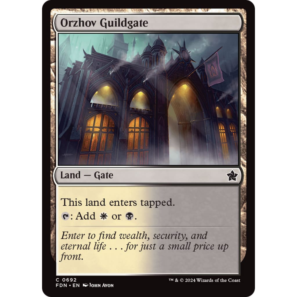 Orzhov Guildgate (FDN-692) - Single