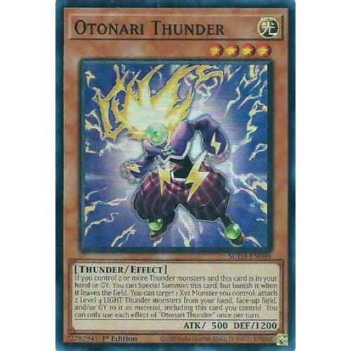Otonari Thunder - SUDA-EN098 Super Rare 1st Edition - Single