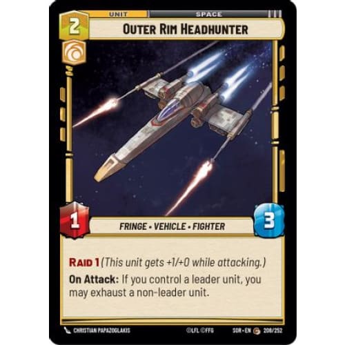 Outer Rim Headhunter (208/252) - Spark of Rebellion - Single