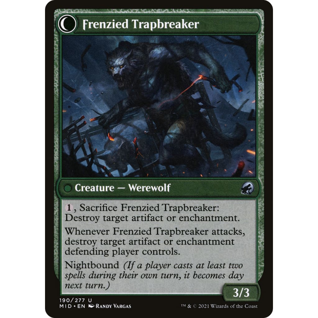 Outland Liberator // Frenzied Trapbreaker (MID-190):