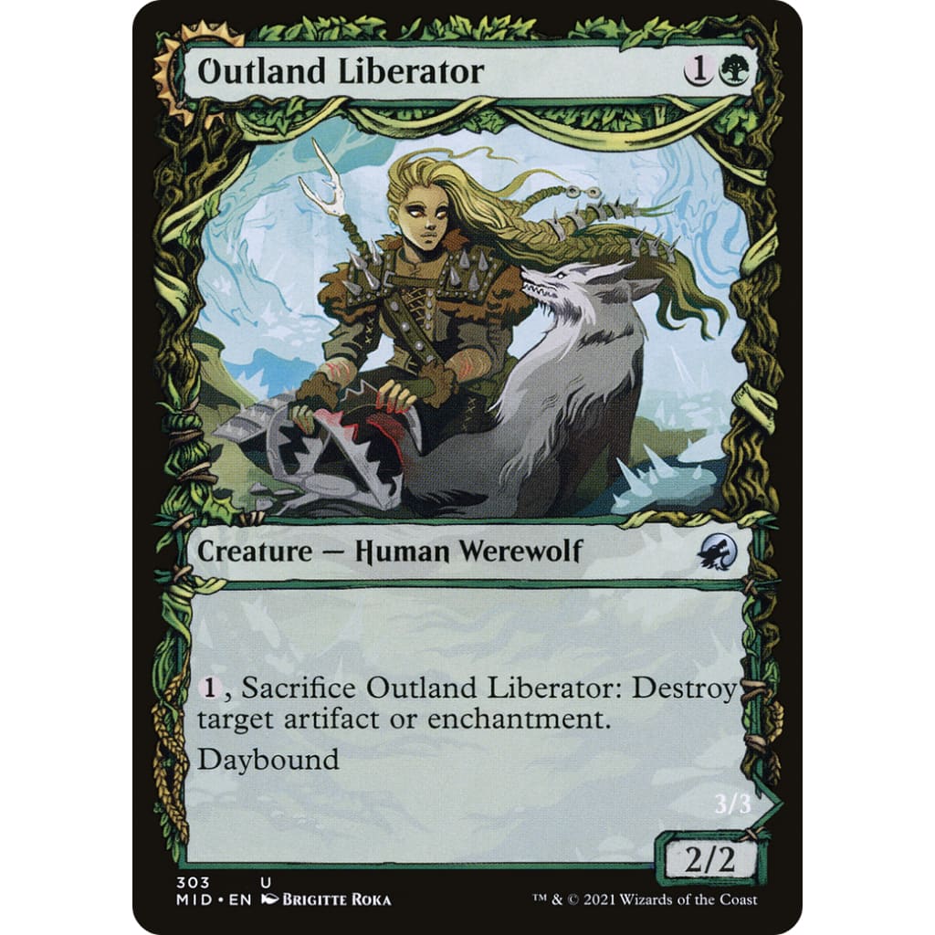 Outland Liberator // Frenzied Trapbreaker (MID-303):