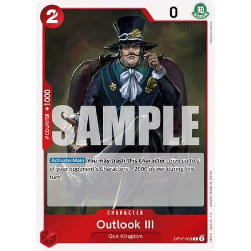 Outlook III OP07-003 R 500 Years in the Future Foil - Single