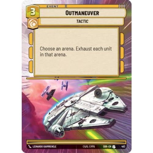 Outmaneuver (Hyperspace) (483) - Spark of Rebellion Foil