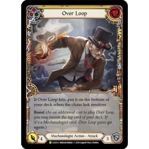 Over Loop (Yellow) (FLESH AND BLOOD: PROMO CARDS) - Single