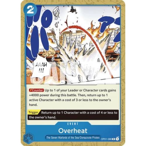 Overheat OP01-086 R Starter Deck 17: BLUE Donquixote