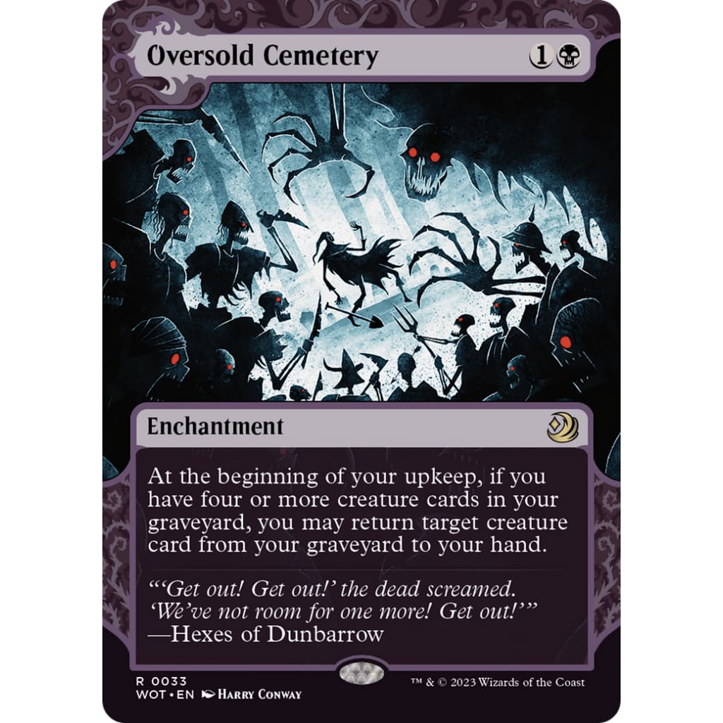 Oversold Cemetery (WOT-033): (Showcase) (Borderless)