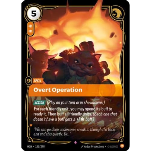 Overt Operation (153/298) - Origins Foil - Single