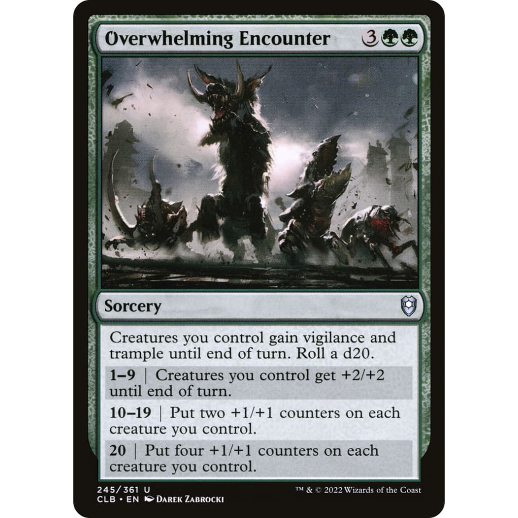 Overwhelming Encounter (CLB-245) Foil - Single