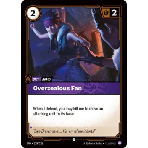 Overzealous Fan (128/221) - Spiritforged - Single