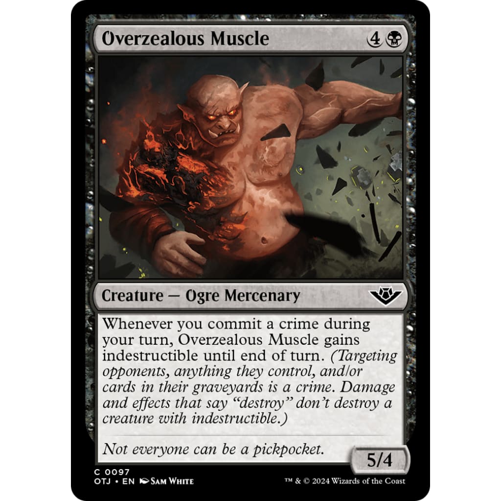 Overzealous Muscle (OTJ-097) - Single