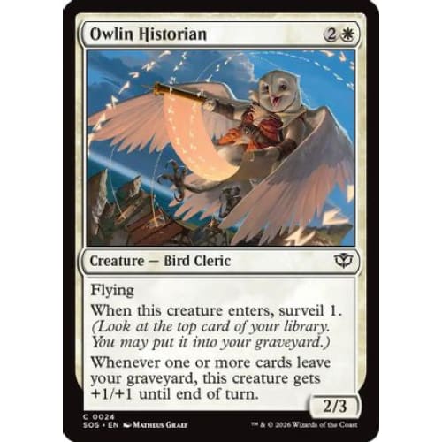 Owlin Historian (SOS-024) Foil - Single