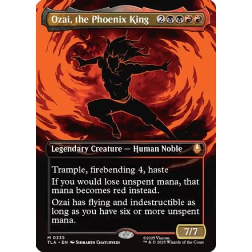 Ozai the Phoenix King (0335) (Borderless) (TLA-335) - Single