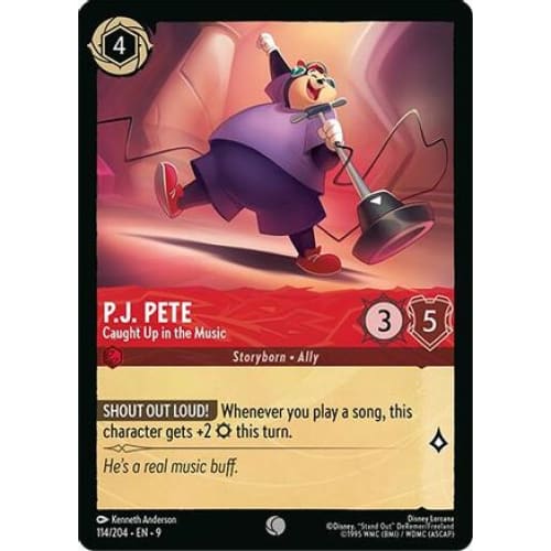 P.J. Pete - Caught Up in the Music (114/204) - Fabled Cold