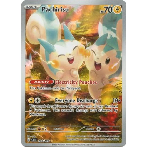 Pachirisu - 208/198 (208) Illustration Rare Holofoil