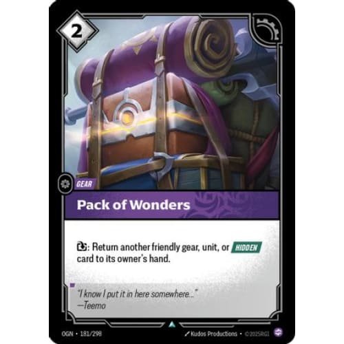 Pack of Wonders (181/298) - Origins Foil - Single