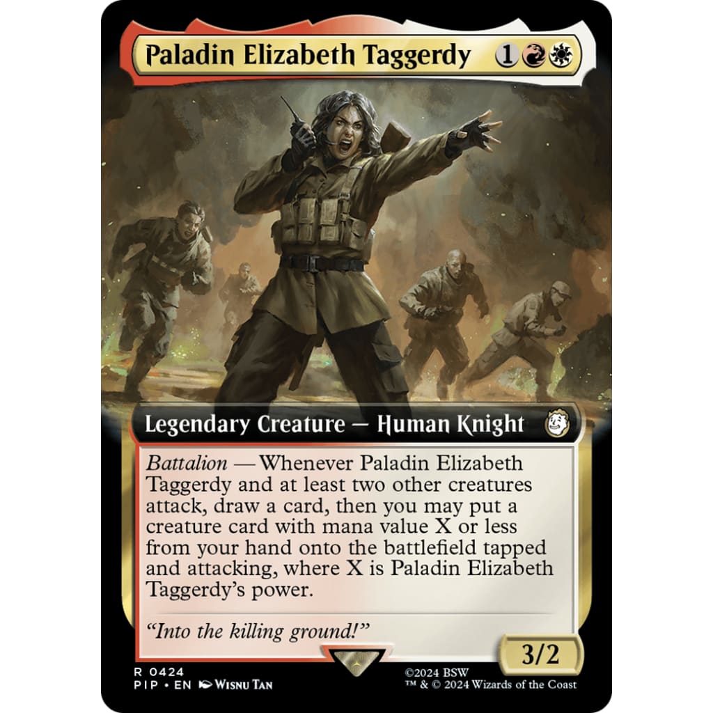 Paladin Elizabeth Taggerdy (PIP-424): (Extended Art)