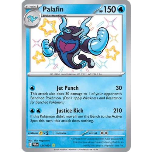 Palafin (124) Shiny Rare Holofoil - Single