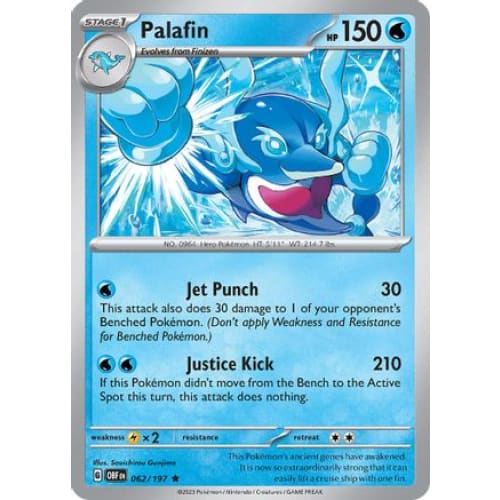 Palafin (62) Rare Classic Reverse Holofoil - Single