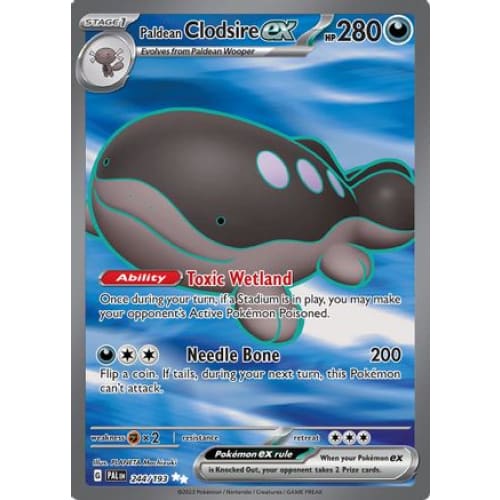 Paldean Clodsire ex - 244/193 (244) Ultra Rare Holofoil