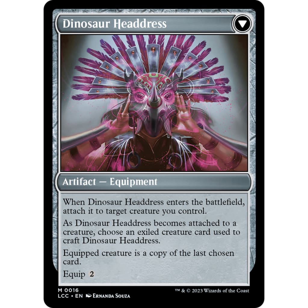 Paleontologist’s Pick-Axe // Dinosaur Headdress (LCC-016)