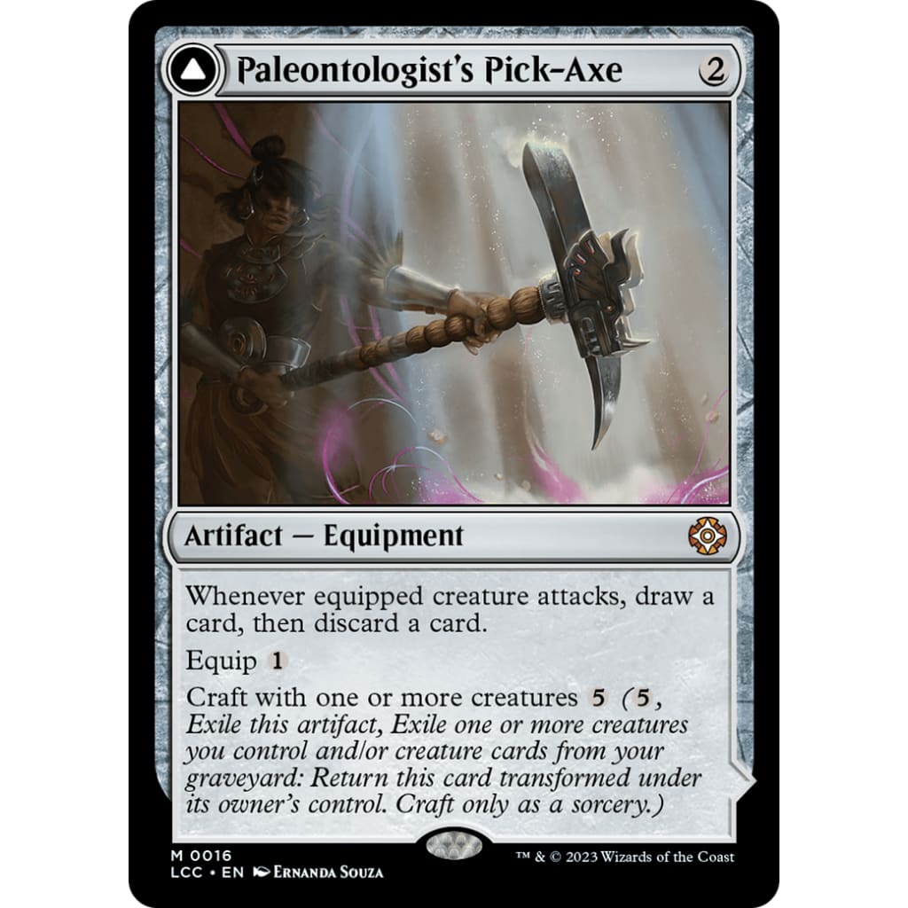 Paleontologist’s Pick-Axe // Dinosaur Headdress (LCC-016)